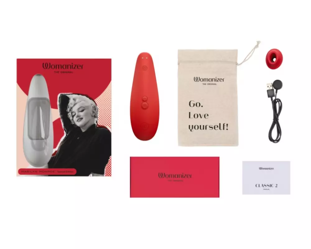 Стим.клитора Womanizer Original Marilyn Monroe красн.