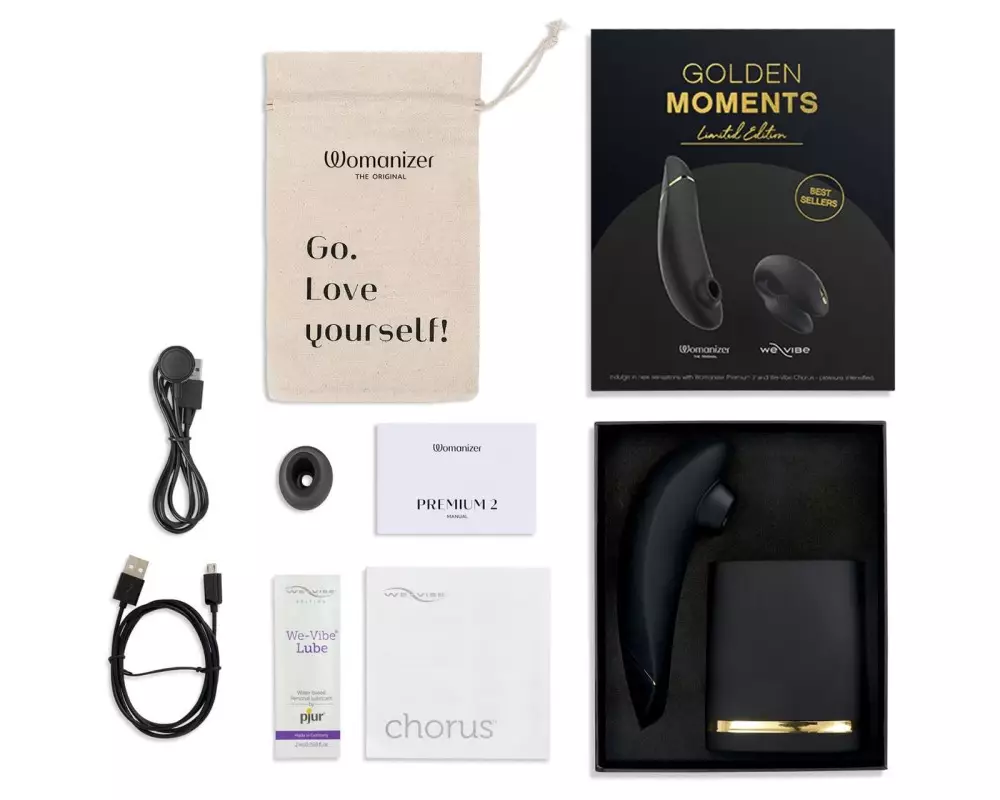 Набор Golden Moments Premium 2 + We-Vibe Chorus