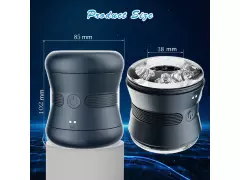 Мастурбатор сквозной с вибрацией SW1084