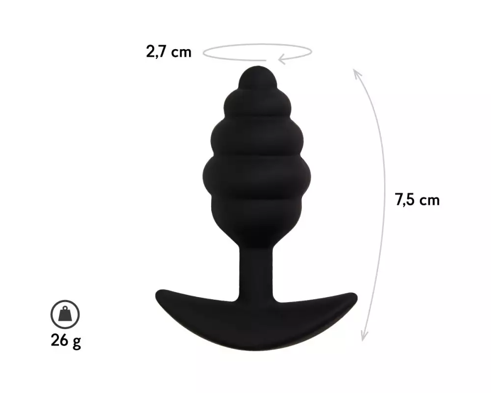 Sphere пробка M чёрн. Frivole