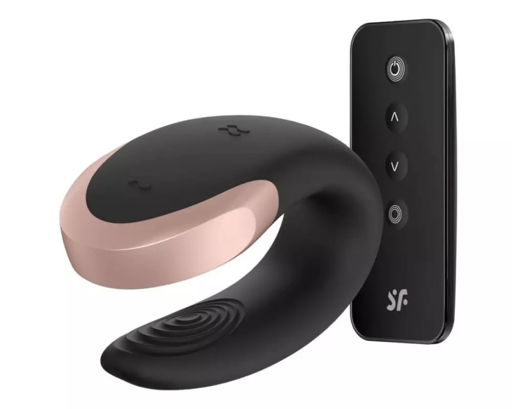 В/стимулятор Double Love чёрн. Satisfyer
