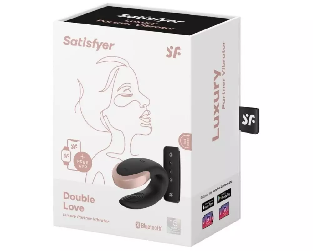 В/стимулятор Double Love чёрн. Satisfyer