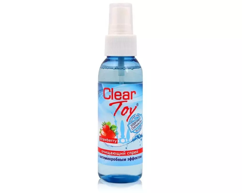 Спрей очищ "Clear Toy" Клубника 100мл