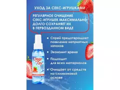 Спрей очищ "Clear Toy" Клубника 100мл