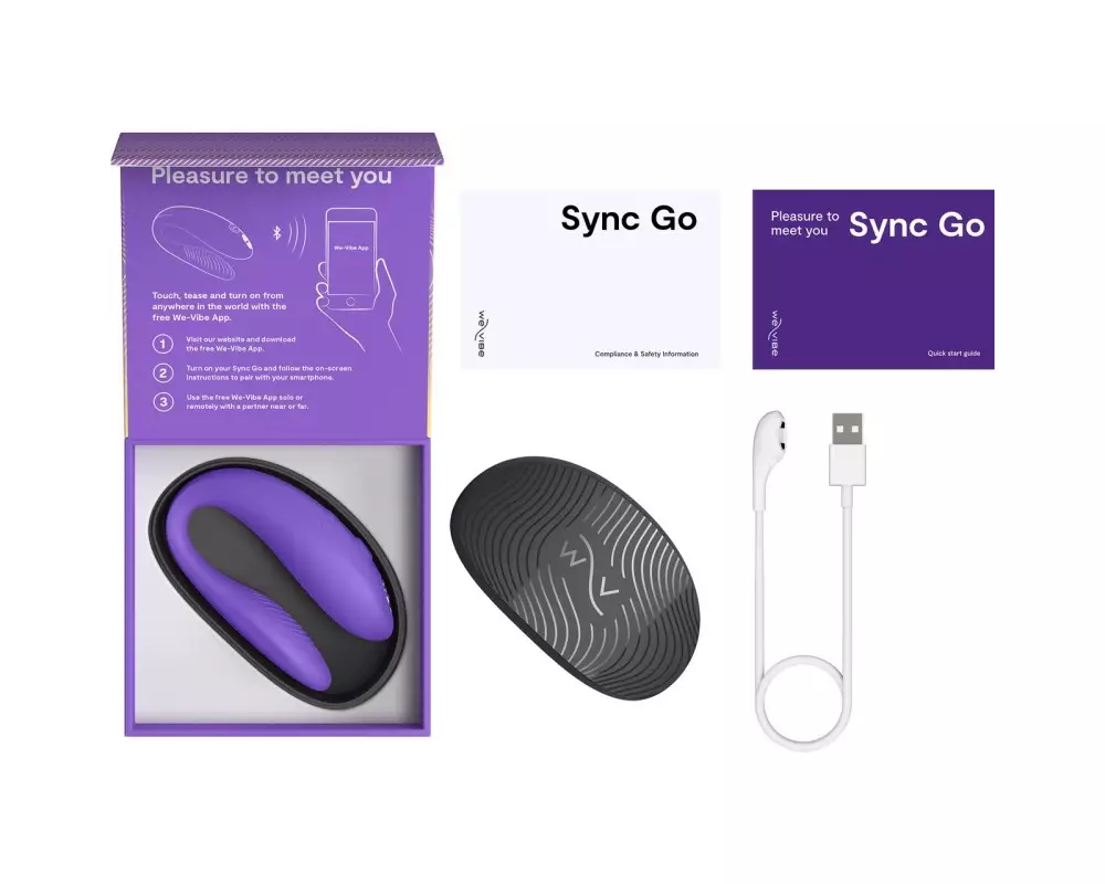 Стим. We-Vibe Sync Go фиолет.