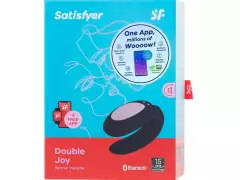 В/стимулятор Double Joy чёрн. Satisfyer