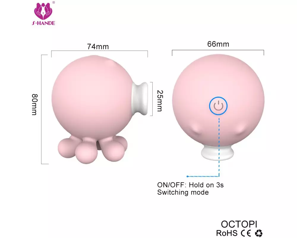 Вакуум.стим.клитора Octopi SHD-S066