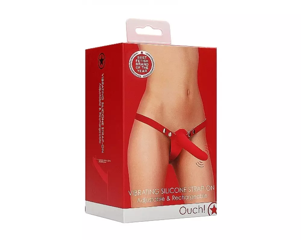 Страпон Ouch 466RED