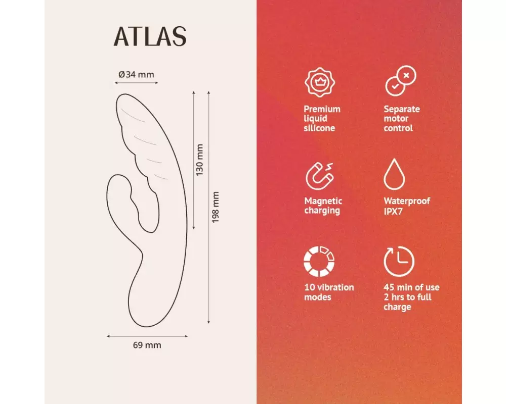 В/массажёр ATLAS Frivole