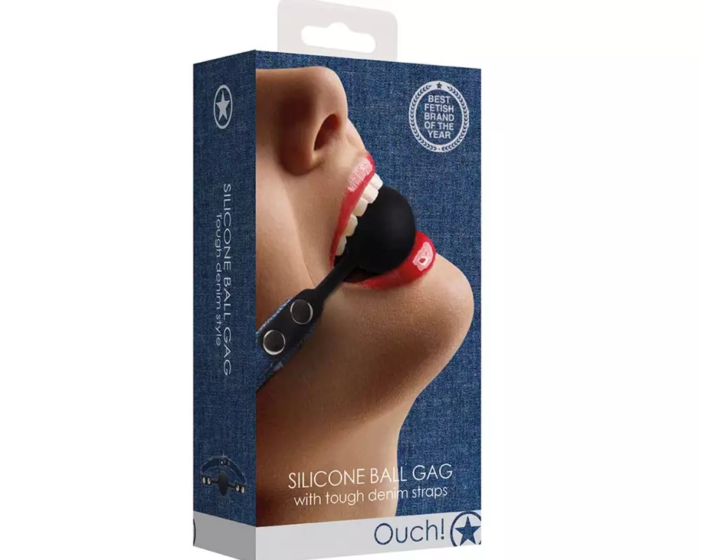 Кляп-шар Ouch 470BLU