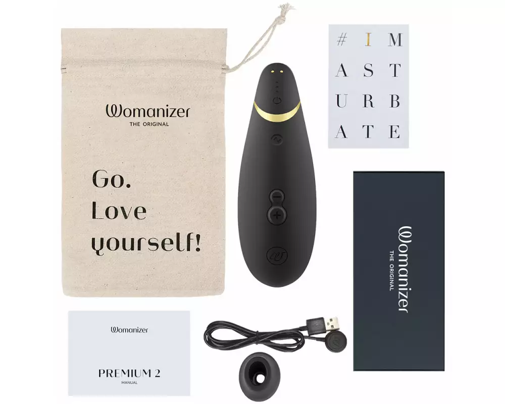 Стим.клитора Womanizer Premium 2 чёрн.