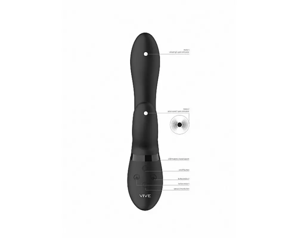 В/массажёр VIVE018BLK