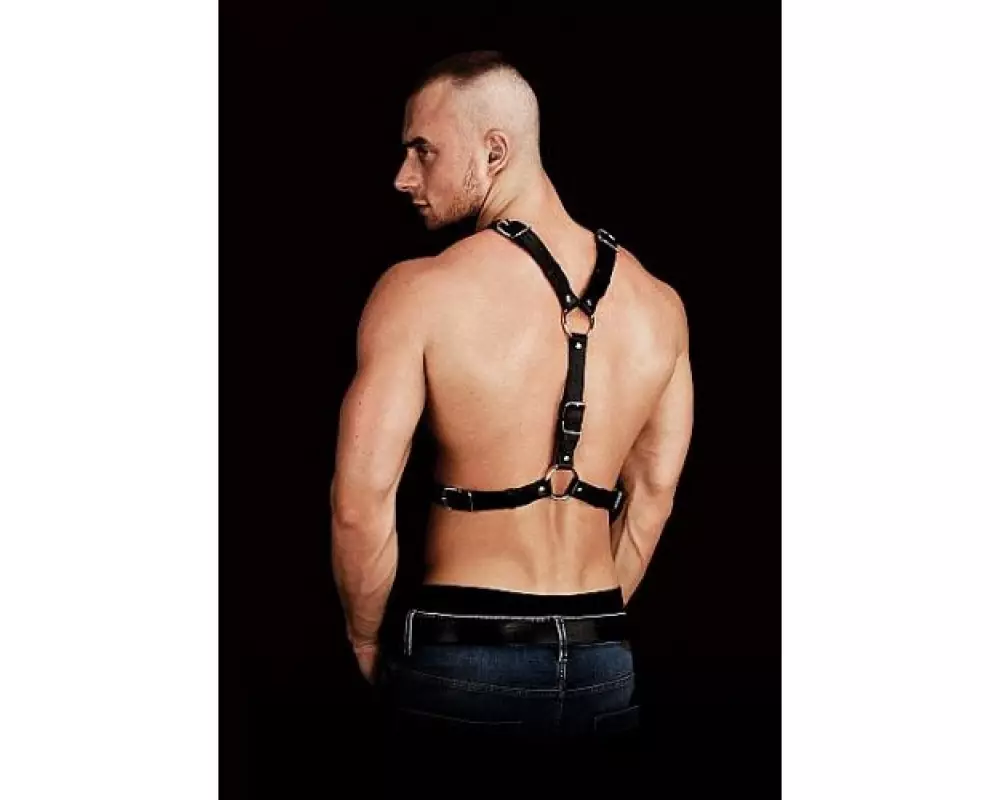 Сбруя мужская Ouch 256BLK